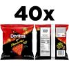 imageDoritos Flavored Tortilla Chips Nacho Cheese 1 Ounce Pack of 40Flamin Hot
