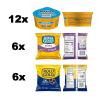 imageFrito Lay Ruffles Chips and Lays Ranch Dip Cups Variety Pack Pack of 24NEW Pretzels  Dip