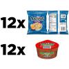 imageFrito Lay Ruffles Chips and Lays Ranch Dip Cups Variety Pack Pack of 24Rounds  Salsa Dip Cups