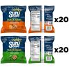 imageSunchips Multigrain Chips Variety Pack 40 CountBlack Bean Variety Pack