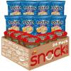 imageFrito Lay Ruffles Chips and Lays Ranch Dip Cups Variety Pack Pack of 24Rounds  Salsa Dip Cups
