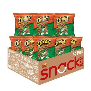 imageCheetos Cheese Flavored Snacks Puffs 0875 Ounce Pack of 40Cheddar Jalapeno