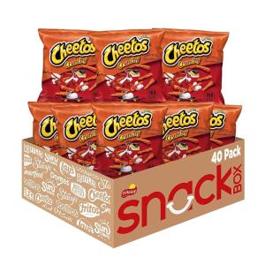 imageCheetos Cheese Flavored Snacks Puffs 0875 Ounce Pack of 40Crunchy