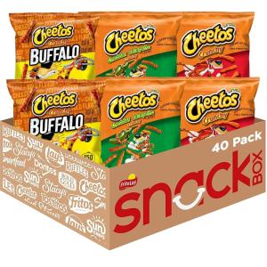 imageCheetos Cheese Flavored Snacks Puffs 0875 Ounce Pack of 40NEW Cheetos Buffalo Variety