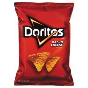 imageDoritos Flavored Tortilla Chips Nacho Cheese 175 Ounce Pack of 64Nacho Cheese