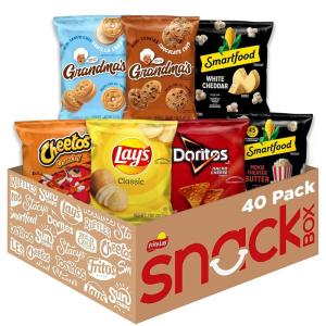 imageFrito Lay Chips and Jack Links Meats Snack Mix Variety Pack Pack of 30Ultimate Snacks  Cookies