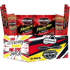 imageFrito Lay Jack Links Meat Stick Doritos Spicy Sweet Chili Pack of 20Hot  Spicy Variety Pack
