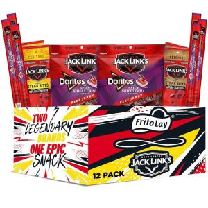 imageFrito Lay Jack Links Meat Stick Doritos Spicy Sweet Chili Pack of 20Variety Pack