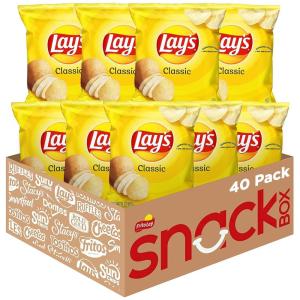 imageLays Potato Chips Classic 1 Ounce Pack of 40Classic