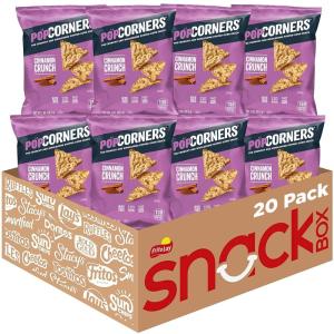 imagePopCorners Popped Corn Snacks Kettle Corn 1 Ounce Pack of 20 Packaging May VaryCinnamon Crunch