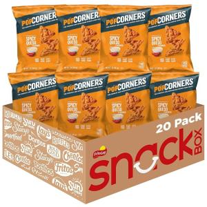 imagePopCorners Popped Corn Snacks Kettle Corn 1 Ounce Pack of 20 Packaging May VarySpicy Queso
