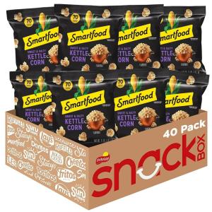 imageSmartfood Popcorn White Cheddar 0625 Ounce Pack of 40KettleCorn