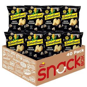 imageSmartfood Popcorn White Cheddar 0625 Ounce Pack of 40White Cheddar