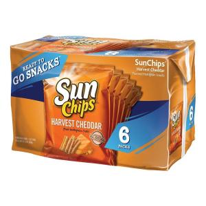 imageSunchips Multigrain Chips Variety Pack 40 CountCheddar Cheese