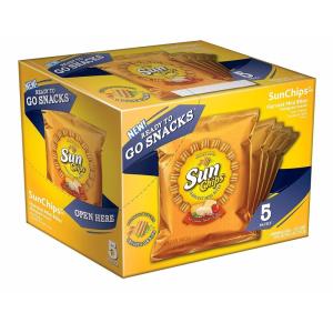 imageSunchips Multigrain Chips Variety Pack 40 CountHarvest Bites  Zesty Tomato  Herb