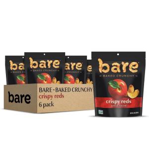 imageBare Baked Crunchy Fruit Variety Pack 053 Ounce Pack of 16Fuji  Reds