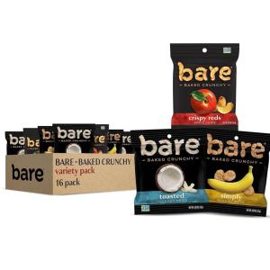 imageBare Baked Crunchy Fruit Variety Pack 053 Ounce Pack of 16MultiFruit