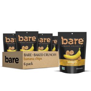 imageBare Baked Crunchy Fruit Variety Pack 053 Ounce Pack of 16Simply Banana