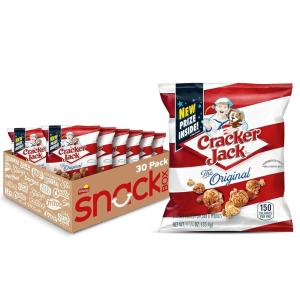 imageCracker Jack Caramel Coated Popcorn ampamp Peanuts Original 1 Ounce Boxes Pack of 2530 Count