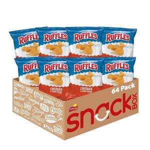 imageRuffles Potato Chips Variety Pack 40 CountCheddar Sour Cream