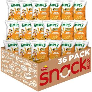 imageSimply Snacks Variety Pack 0875 Oz 36 Count Packaging May VarySimply Cheetos Puffs