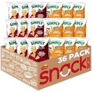 imageSimply Snacks Variety Pack 0875 Oz 36 Count Packaging May VarySimply Doritos  Simply Cheetos