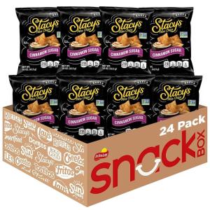 imageStacys Pita Chips Simply Naked 15Ounce Bags Pack of 24Cinnamon Sugar