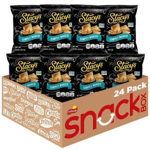 imageStacys Pita Chips Simply Naked 15Ounce Bags Pack of 24Simply Naked