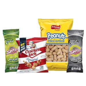 imageUltimate Snacks Care Package Flavor Variety Assortment of Chips Cookies Crackers ampamp Nuts 40 CountBaseball Snack Box