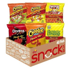 image:imageFritoLay Flaming Hot Mix Variety Pack Cheetos Cheese Snacks Funyuns and More 40 Count