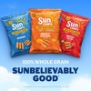 image:imageSunChips 100 Whole Grain Chips Harvest Cheddar 1 oz Bags Pack of 104 No Artificial Flavors No Colors from Artificial SourcesHarvest Cheddar